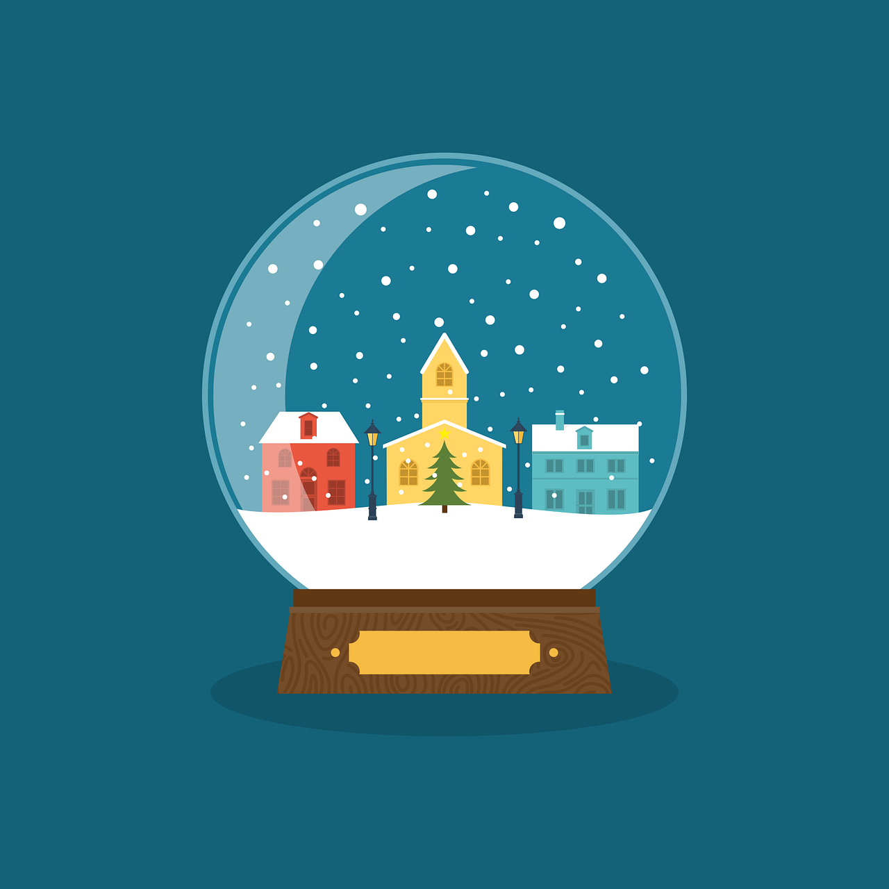 Christmas snowglobe to indicate NotaZone can get you christmas ready